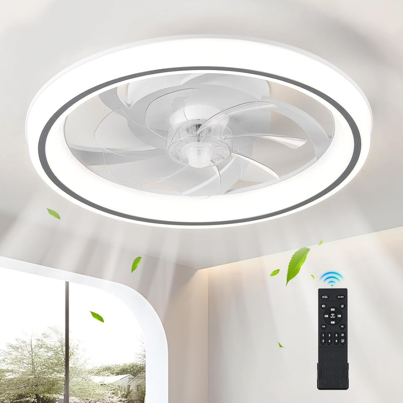 48CM Ceiling Fan with Lights Remote 50W 4000lm