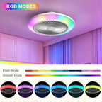 Living 48CM Ceiling Fan with Lights Remote 50W