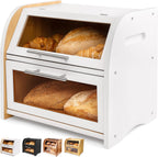Living Arise Stylish Bread Bin for Kitchen Countertop