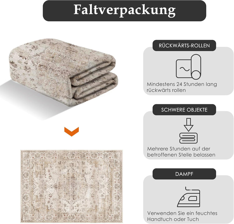 Large Rug for Living Room Machine Washable