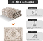 Living Room Area Rug Machine Washable Non