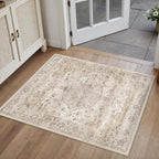 Living Room Area Rug Machine Washable Non