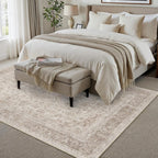 Living Room Area Rug Machine Washable Non