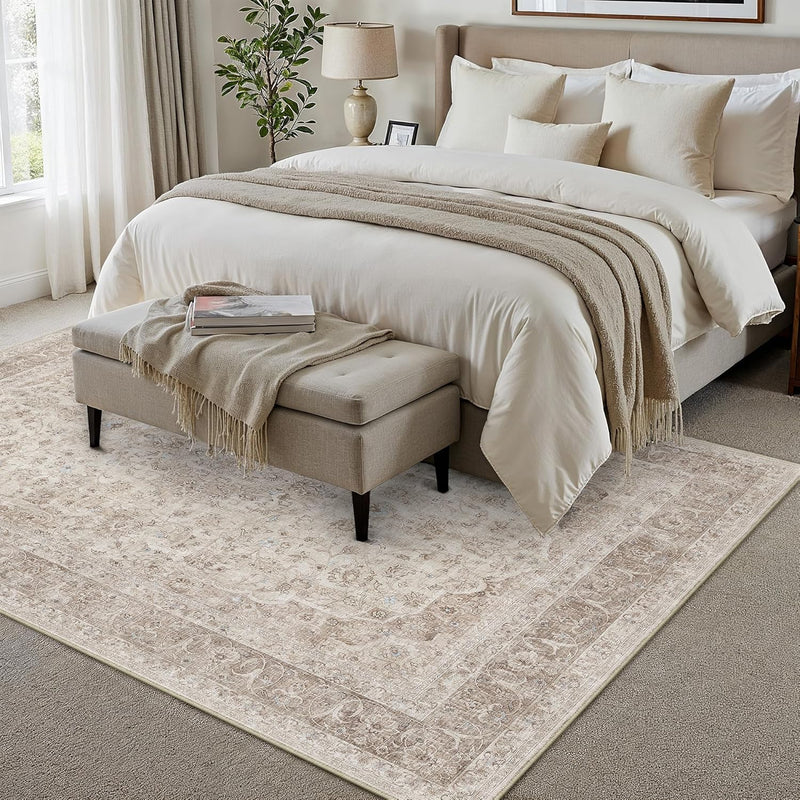 Large Rug for Living Room Machine Washable