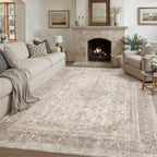 Living Room Area Rug Machine Washable Non