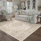Living Room Area Rug Machine Washable Non