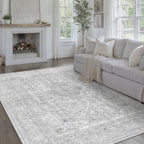 Living Room Area Rug Machine Washable Non