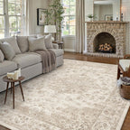 Living Room Area Rug Machine Washable Non