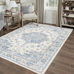 Living Room Area Rug Machine Washable Non