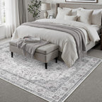 Living Room Area Rug Machine Washable Non
