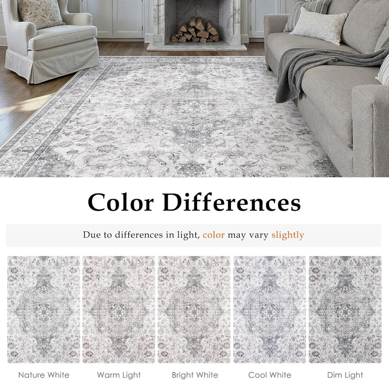 Large Rug for Living Room Machine Washable