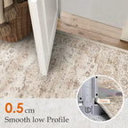 Living Room Area Rug Machine Washable Non
