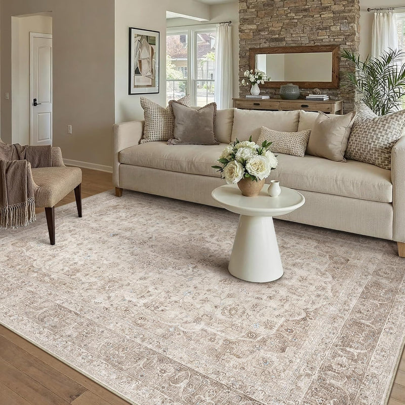 Large Rug for Living Room Machine Washable