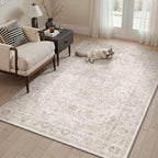 Living Room Area Rug Machine Washable Non
