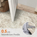 Living Room Area Rug Machine Washable Non