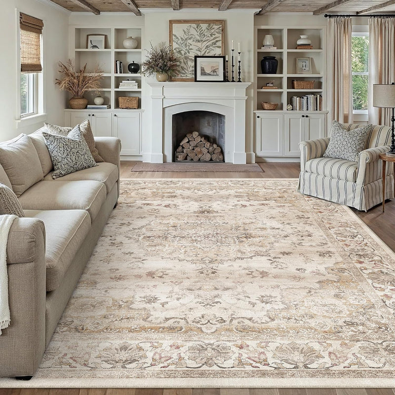 Large Rug for Living Room Machine Washable