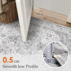 Living Room Area Rug Machine Washable Non