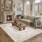 Living Room Area Rug Machine Washable Non