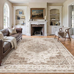 Living Room Area Rug Machine Washable Non