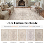 Living Room Area Rug Machine Washable Non