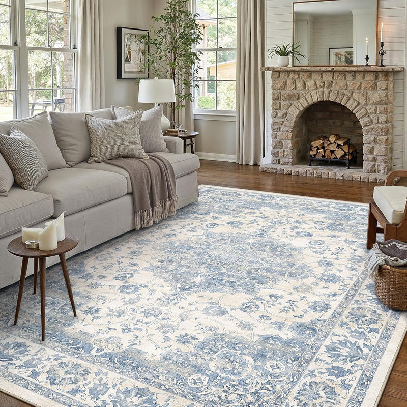Large Rug for Living Room Machine Washable