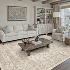 Living Room Area Rug Machine Washable Non