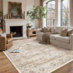 Living Room Area Rug Machine Washable Non