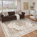 Living Room Area Rug Machine Washable Non
