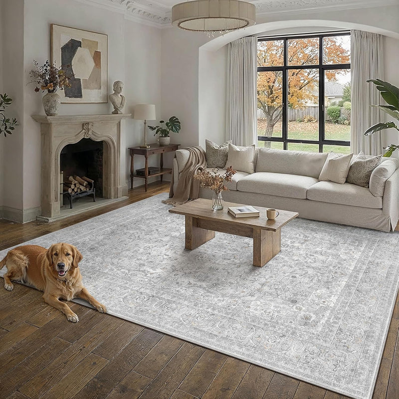 Large Rug for Living Room Machine Washable