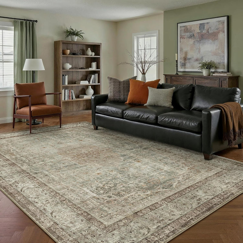 Large Rug for Living Room Machine Washable
