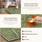 Living Room Area Rug Machine Washable Non