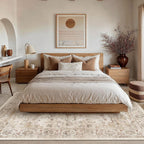 Living Room Area Rug Machine Washable Non