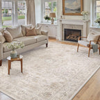 Living Room Area Rug Machine Washable Non