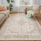 Living Room Area Rug Machine Washable Non
