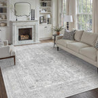 Living Room Area Rug Machine Washable Non