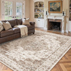 Living Room Area Rug Machine Washable Non