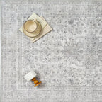 Living Room Area Rug Machine Washable Non