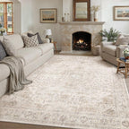 Living Room Area Rug Machine Washable Non