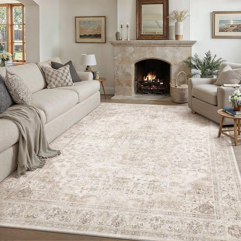 Large Rug for Living Room Machine Washable