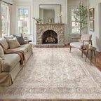 Living Room Area Rug Machine Washable Non