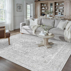 Living Room Area Rug Machine Washable Non