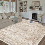 Living Room Area Rug Machine Washable Non