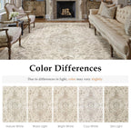 Living Room Area Rug Machine Washable Non