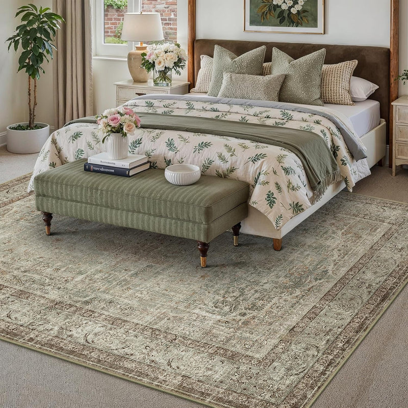 Large Rug for Living Room Machine Washable
