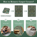 Living Room Rug Boho Soft Washable Bedroom