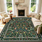 Living Room Rug Boho Soft Washable Bedroom
