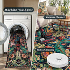Living Room Rug Boho Soft Washable Bedroom