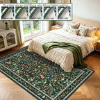 Living Room Rug Boho Soft Washable Bedroom