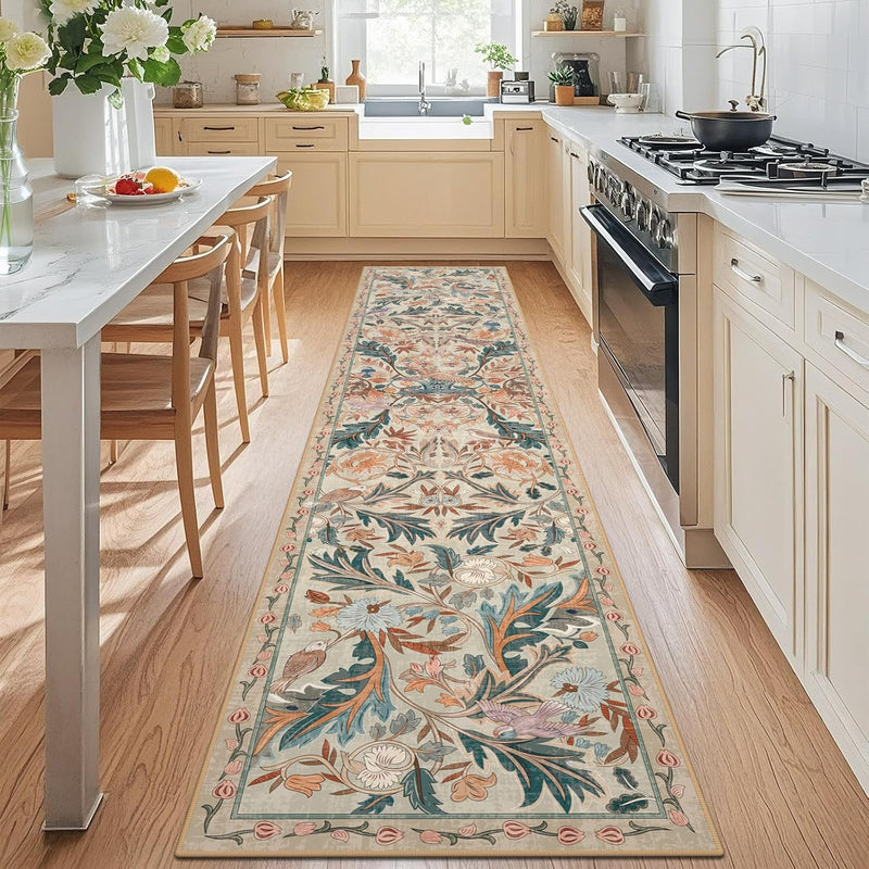 Living Room Rug Boho Soft Washable Bedroom