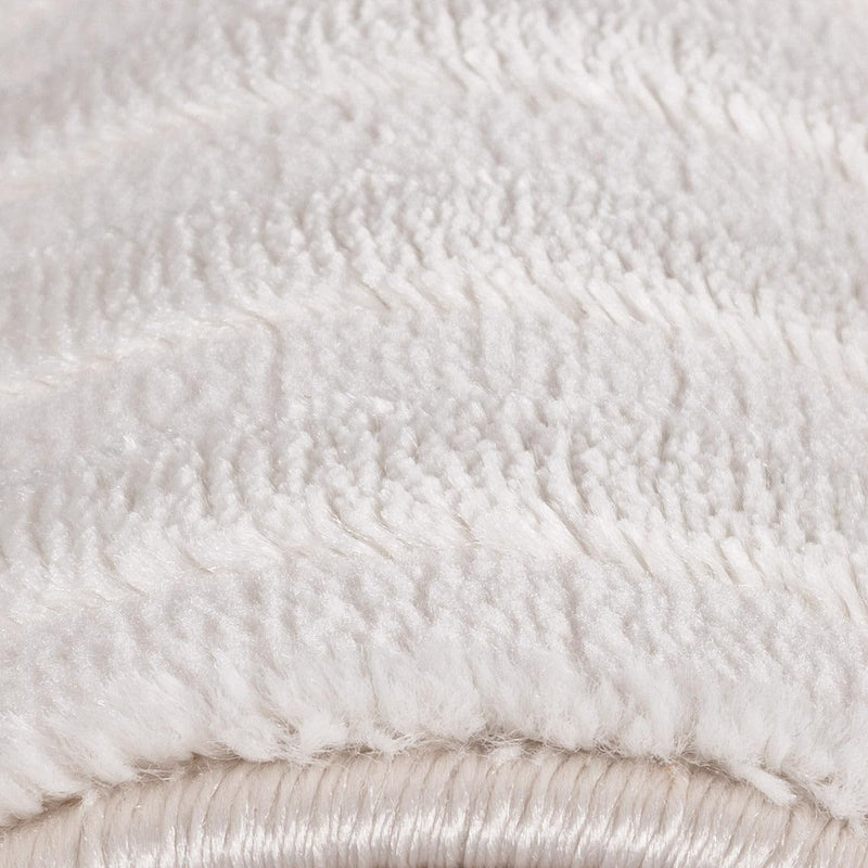 Living Room Rug Boho Woolly Fluffy Bedroom Embossed
